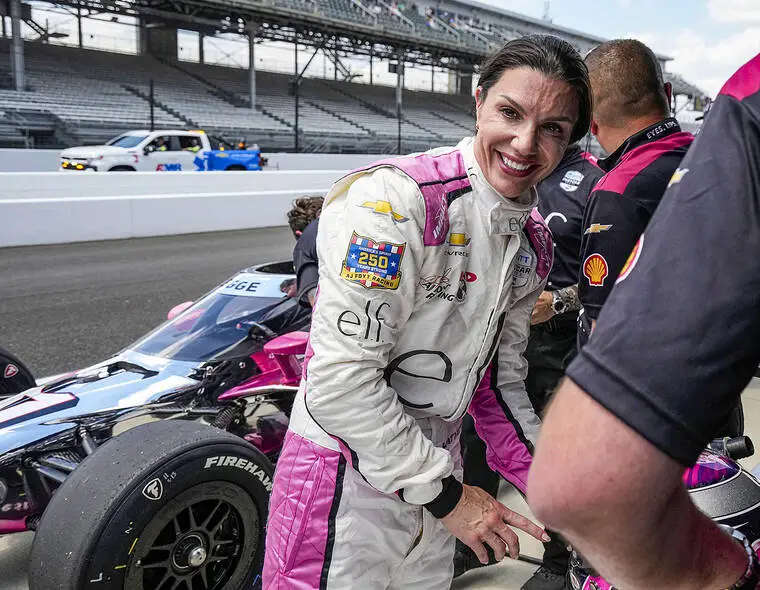 Katherine Legge is first woman to attempt ‘The Double’