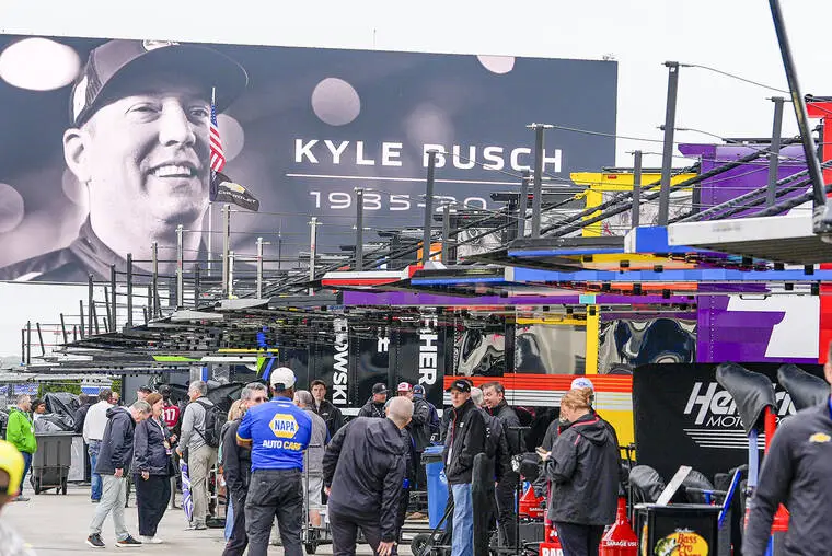 Gray skies, grief hover over NASCAR race weekend in wake of Kyle Busch’s stunning death