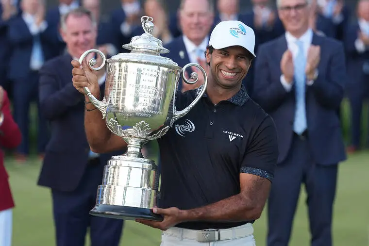 Aaron Rai emerges to win first major, first PGA for England since 1919