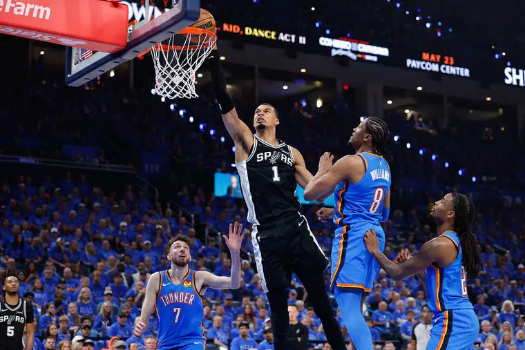 Victor Wembanyama, Spurs steal epic Game 1 win in double-overtime vs. Thunder