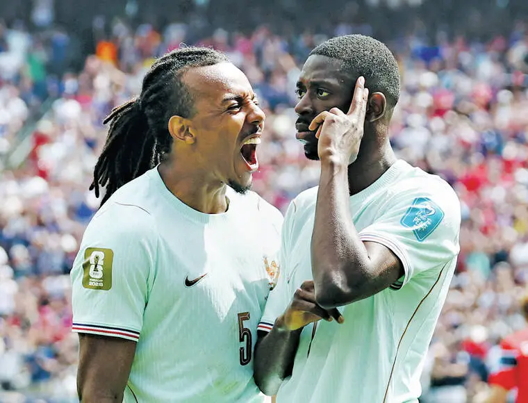 Dembele’s quick-fire treble powers France to 4-1 win over second-string Norway