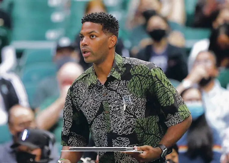 New Wahine volleyball coach at work setting foundation for success
