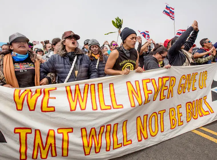 ‘Cease and desist’: TMT opponents urge project developer to drop plans to build on Maunakea