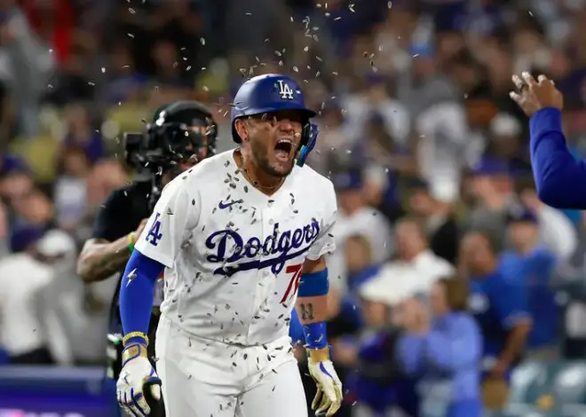 Miguel Rojas’ tie-breaking homer propels Dodgers to series-opening win over Rays
