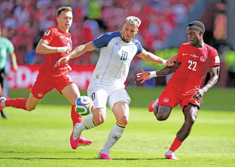 Canada’s Larin rescues late draw against Bosnia in Group B opener