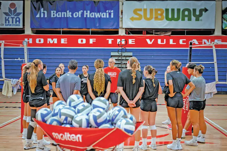 Vulcans volleyball welcomes 13   newcomers, including 5 players from Hilo