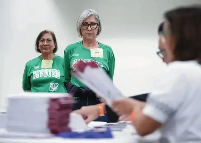 Volunteers vouch for process as first ballots counted