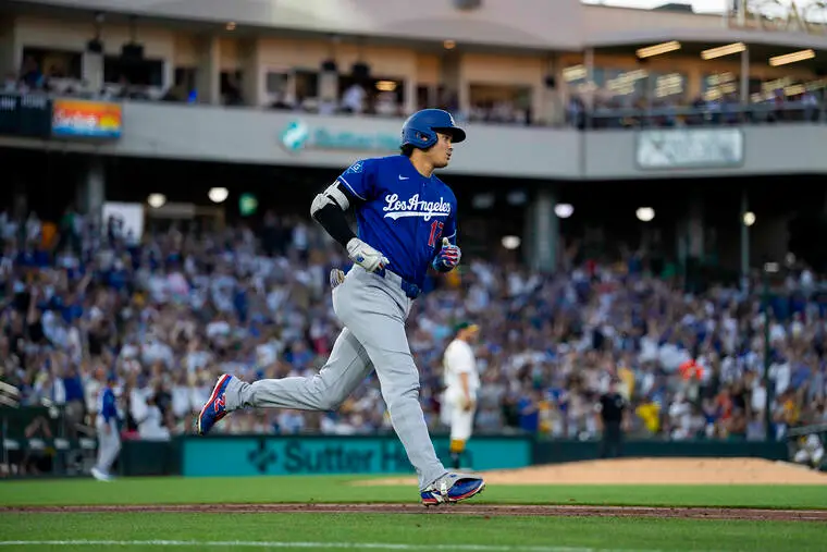 Shohei Ohtani’s 3-run shot helps Dodgers overpower Athletics