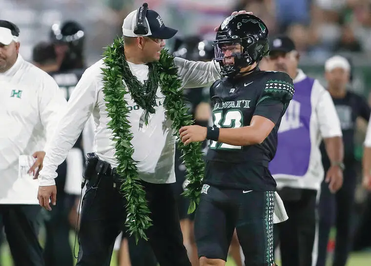 UH football coach Timmy Chang feels he has the QB and pieces to make a title run