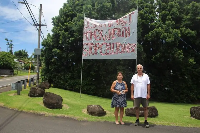New Papaikou cell tower draws ire