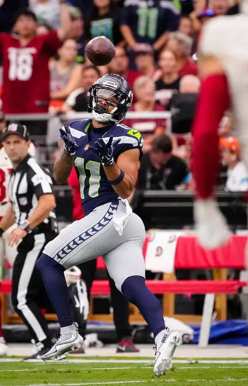 Jaxon Smith-Njigba’s 3 TDs help Seahawks pull away from Cardinals