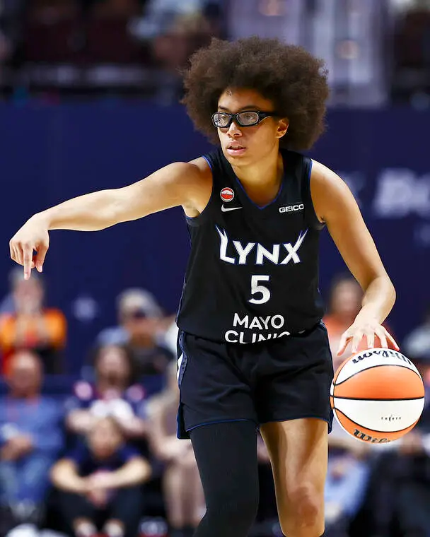 Olivia Miles breaks Caitlin Clark’s rookie scoring record as Lynx roll past Sun