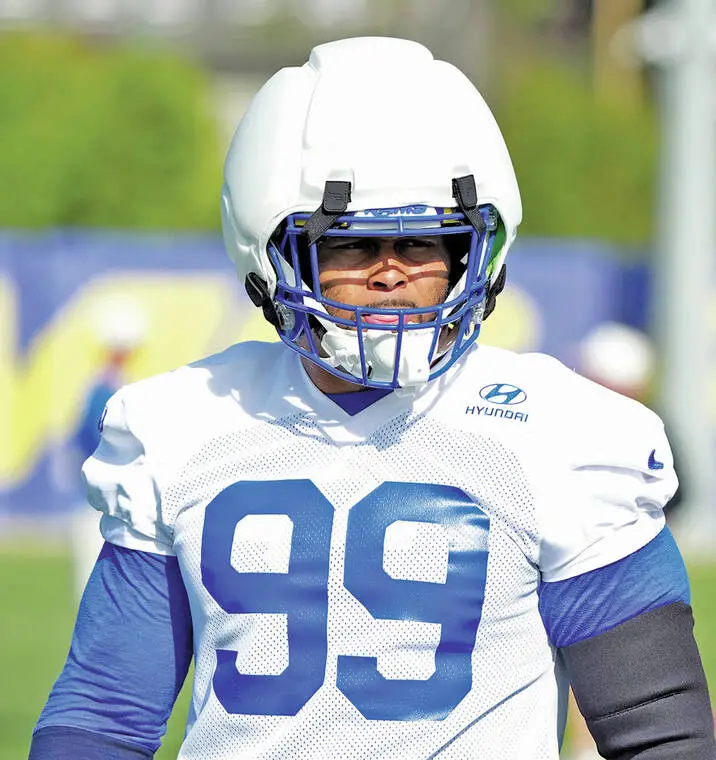 Rams’ Aaron Donald plans to make season debut on ‘Monday Night Football’ vs. Giants