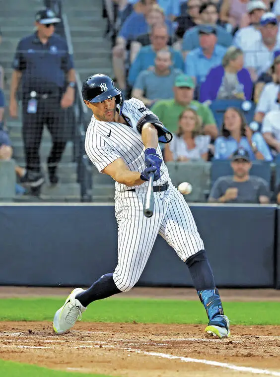 Could Yankees’ Giancarlo Stanton return for Wild Card Series? He took a meaningful step