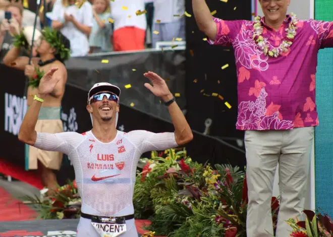 ‘That was a crazy day out there’: Luis, Knibb win Ironman World Championship