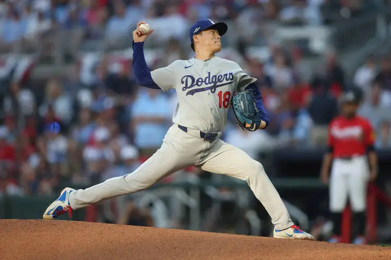 Yoshinobu Yamamoto, Dodgers take NLDS lead over Braves